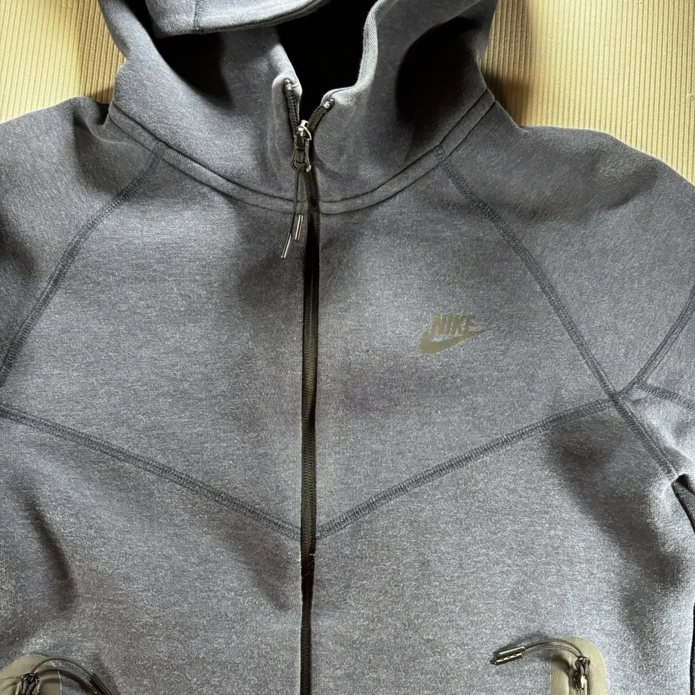 Nike Sportswear Tech Fleece Windrunner Full Zip Hoodie Navy Mens Size S Outdoors